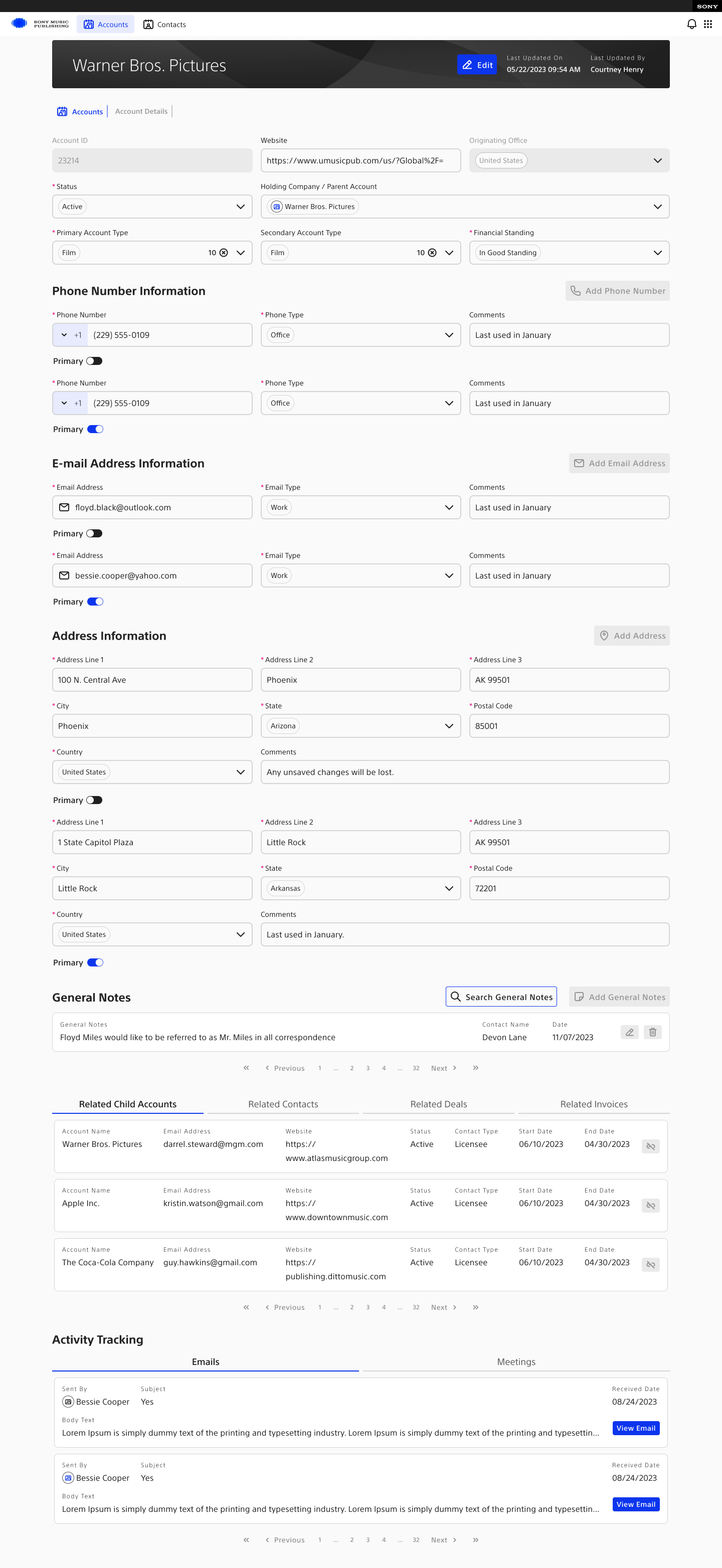 Address editor — state 1